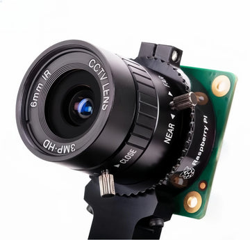 Câmera Raspberry Pi HQ com Lente Telefoto de 16 mm - Módulo de Câmera de Alta Qualidade para Projetos Pi