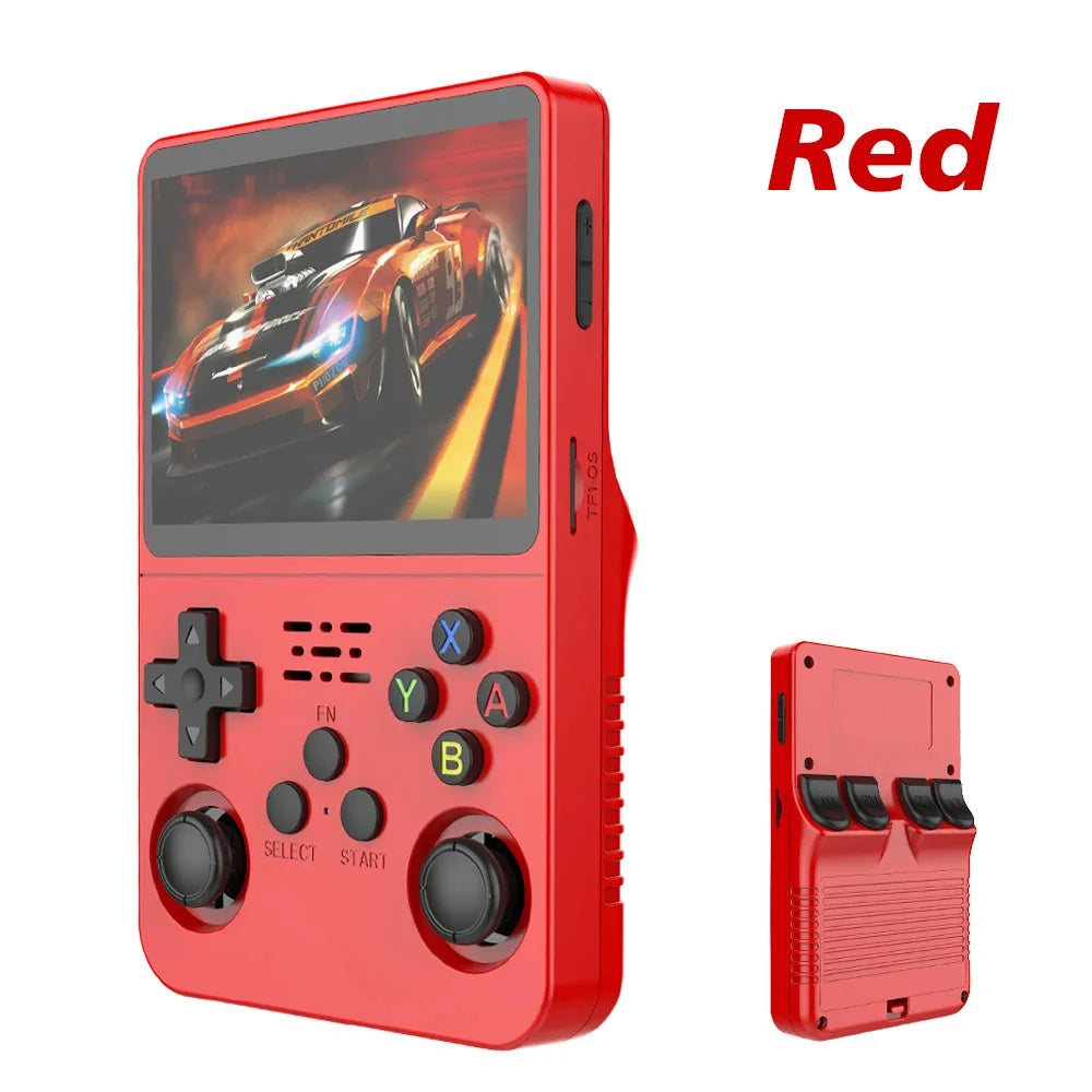 Console de jogos portátil retrô R36S - Sistema Linux de 3,5" com 128 GB de memória.