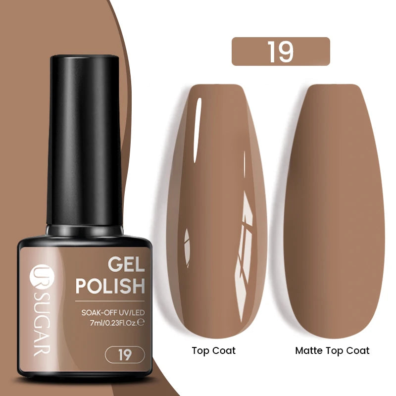 Glitter Gel Nail Polish – Semi-Permanent UV LED Gel with Sparkling Shimmer Finish