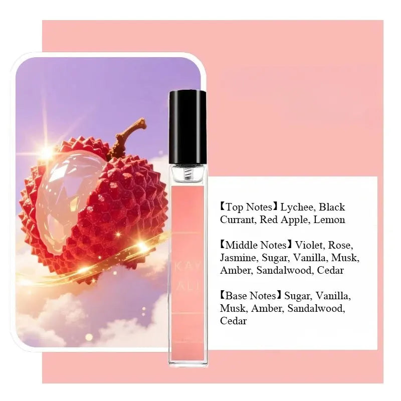 Perfume Feminino Floral Frutado Doce Elegante - Eau de Parfum Romântico com Base Amadeirada (10ml)