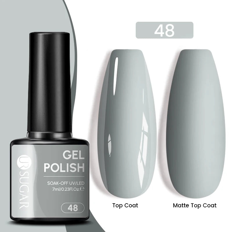 Dark Red Gel Nail Polish – Soak-Off LED/UV Gel Varnish for Salon & Home Use