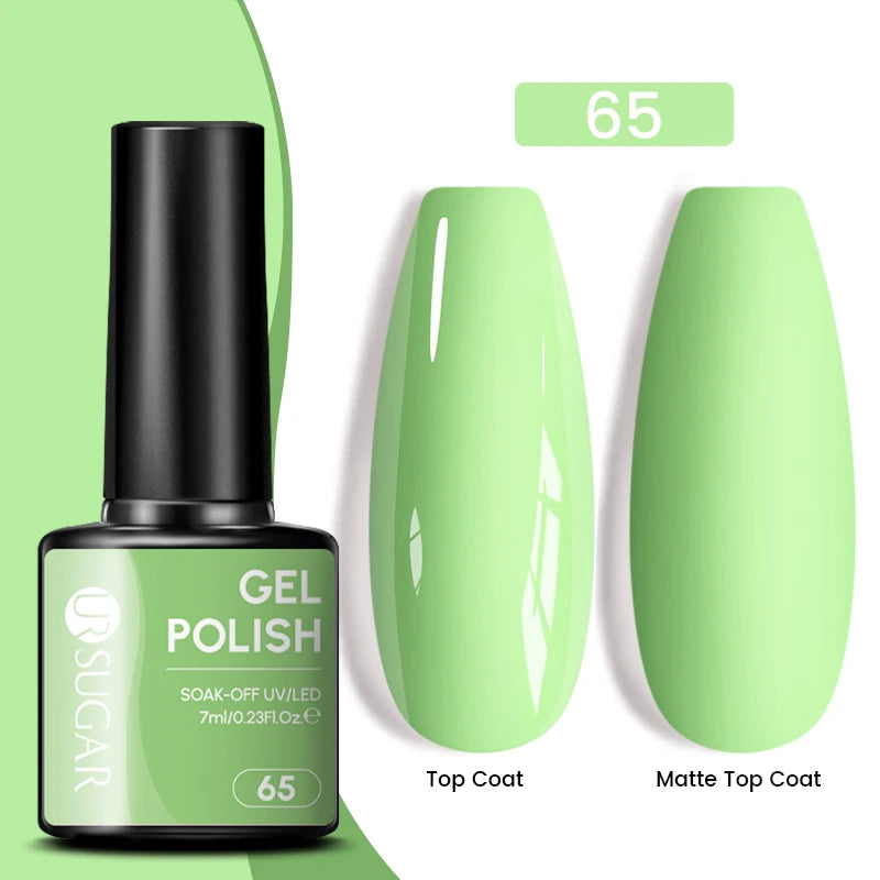 Dark Red Gel Nail Polish – Soak-Off LED/UV Gel Varnish for Salon & Home Use