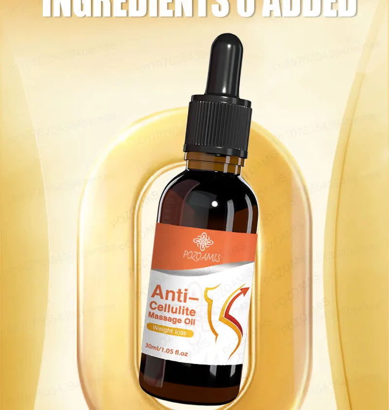Óleo Essencial Emagrecedor - Óleo Corporal Natural para Queimar Gordura e Perder Peso