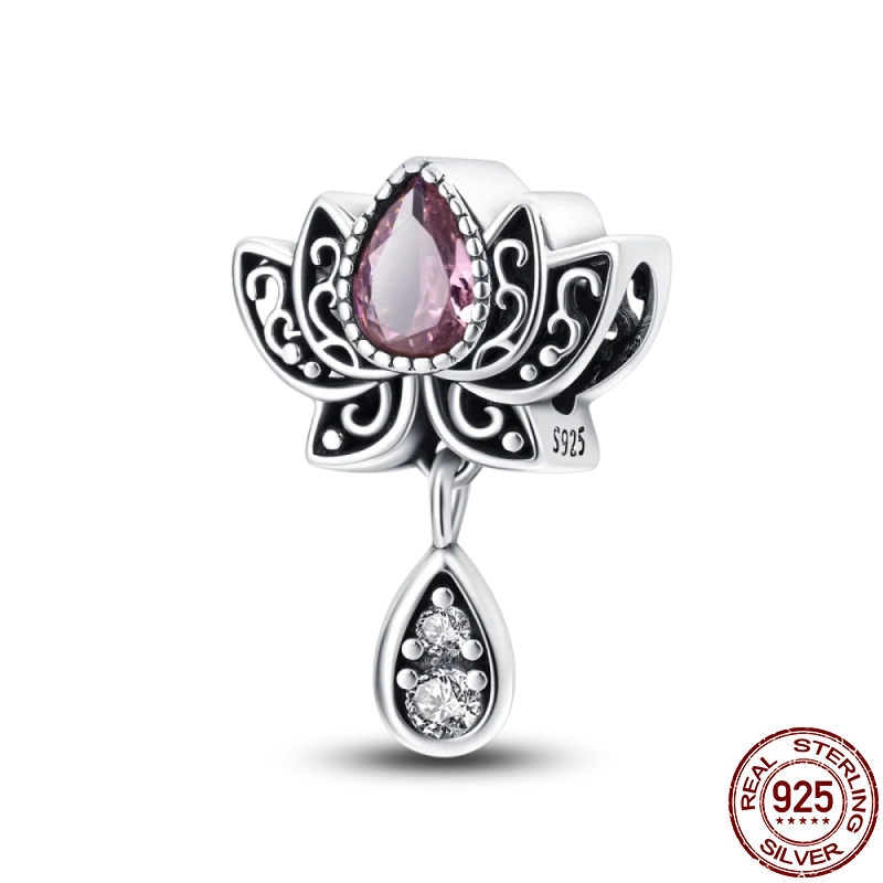 Berloque de Prata 925 com Zircônia - Berloque Compatível com Pulseira