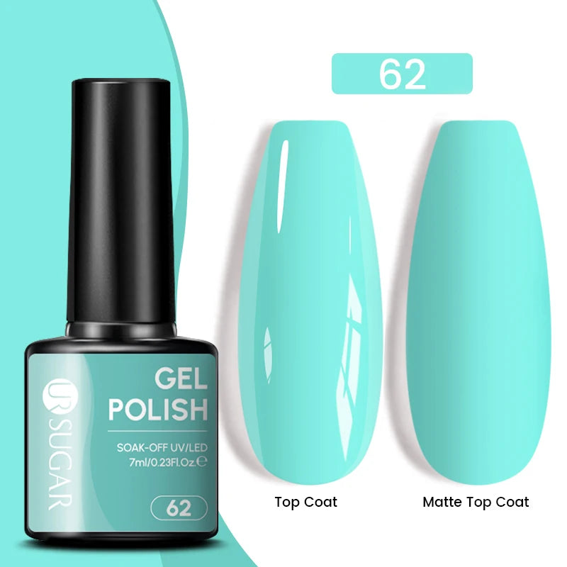 Glitter Gel Nail Polish – Semi-Permanent UV LED Gel with Sparkling Shimmer Finish