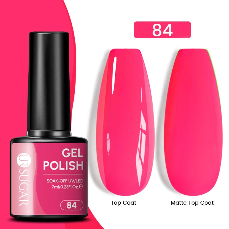 Glitter Gel Nail Polish – Semi-Permanent UV LED Gel with Sparkling Shimmer Finish