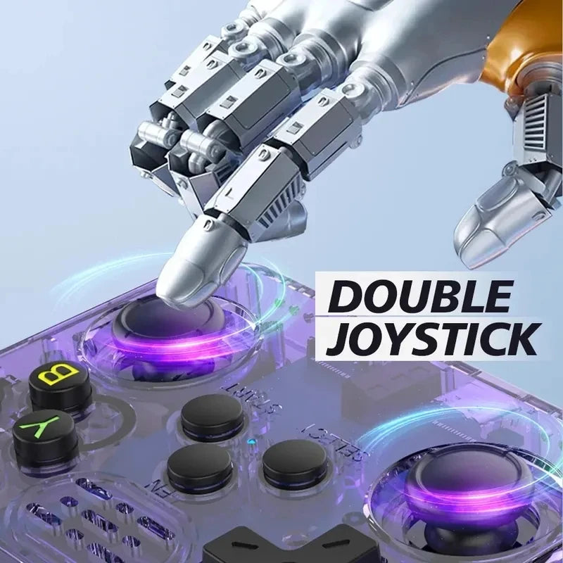 Console de jogos portátil retrô R36S - Sistema Linux de 3,5" com 128 GB de memória.