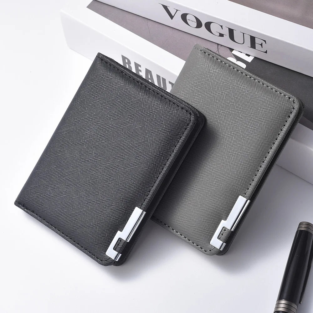 👜 Ultra-Thin Slim Wallet - Premium PU Leather Card Holder