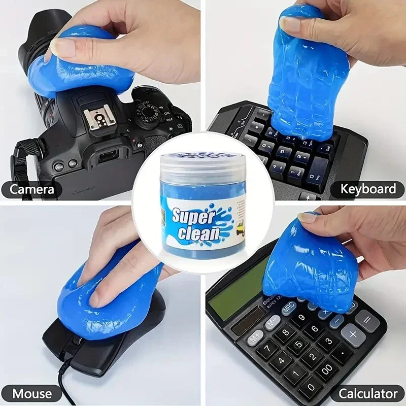 Car Cleaning Gel – Reusable Detailing Putty for Car Vents, Dashboard, Keyboard & Hard-to-Reach Spaces