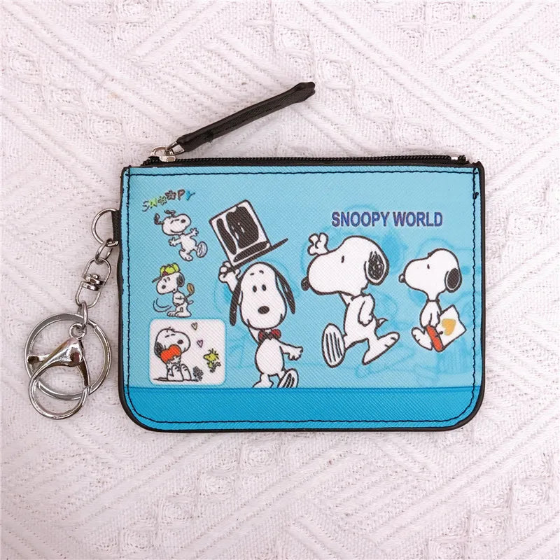 🐾 Snoopy Coin Purse – Cute Zipper Wallet for Kids, Teens & Adults