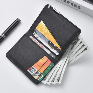 👜 Ultra-Thin Slim Wallet - Premium PU Leather Card Holder