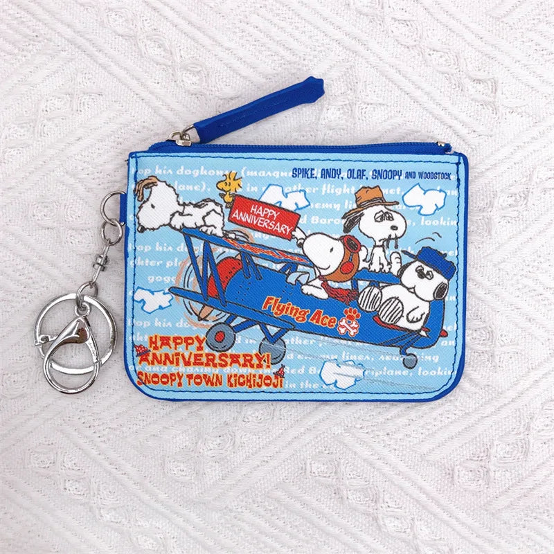 🐾 Snoopy Coin Purse – Cute Zipper Wallet for Kids, Teens & Adults