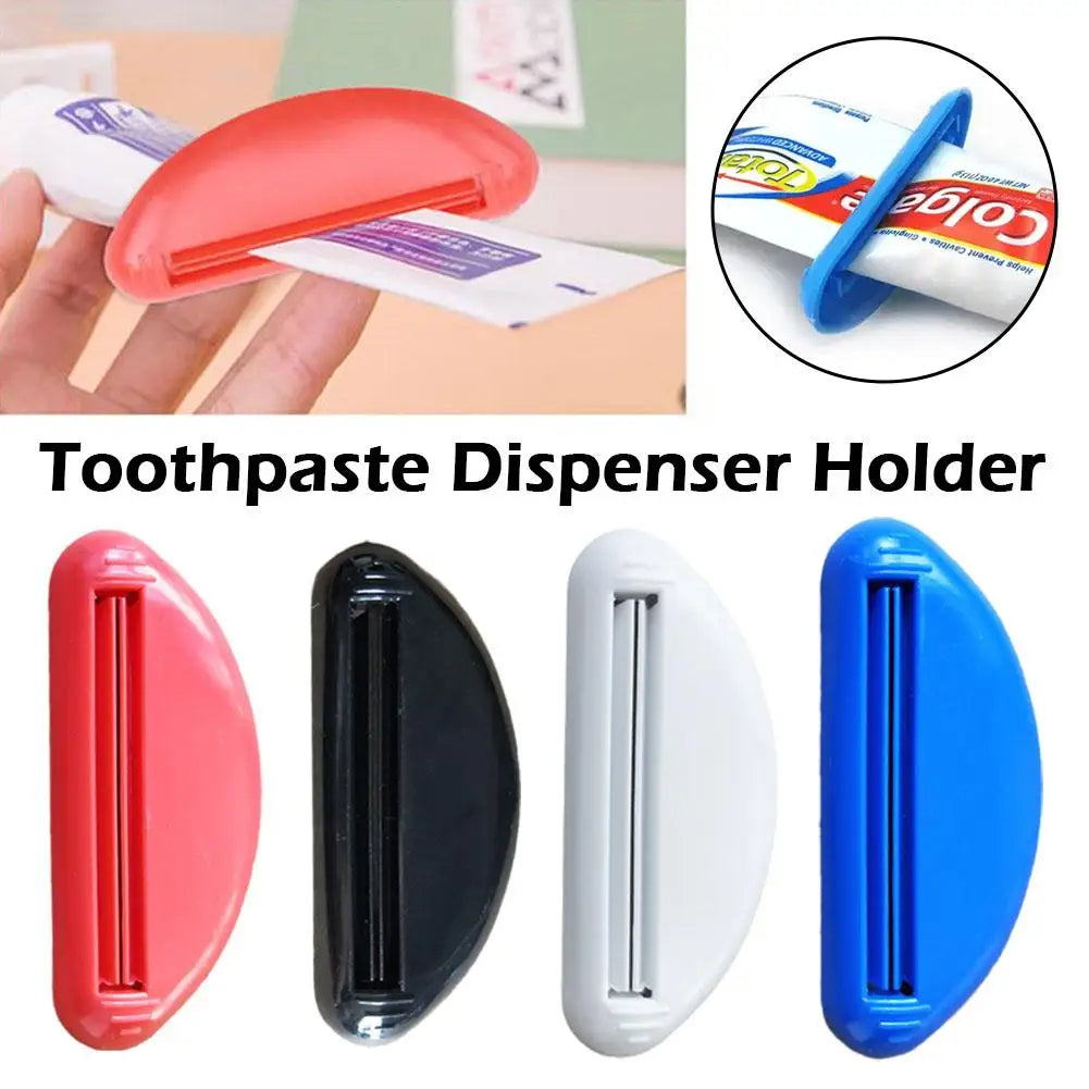 Espremedor manual de tubo de pasta de dente - Dispensador multiuso de creme e pasta de dente com clipe