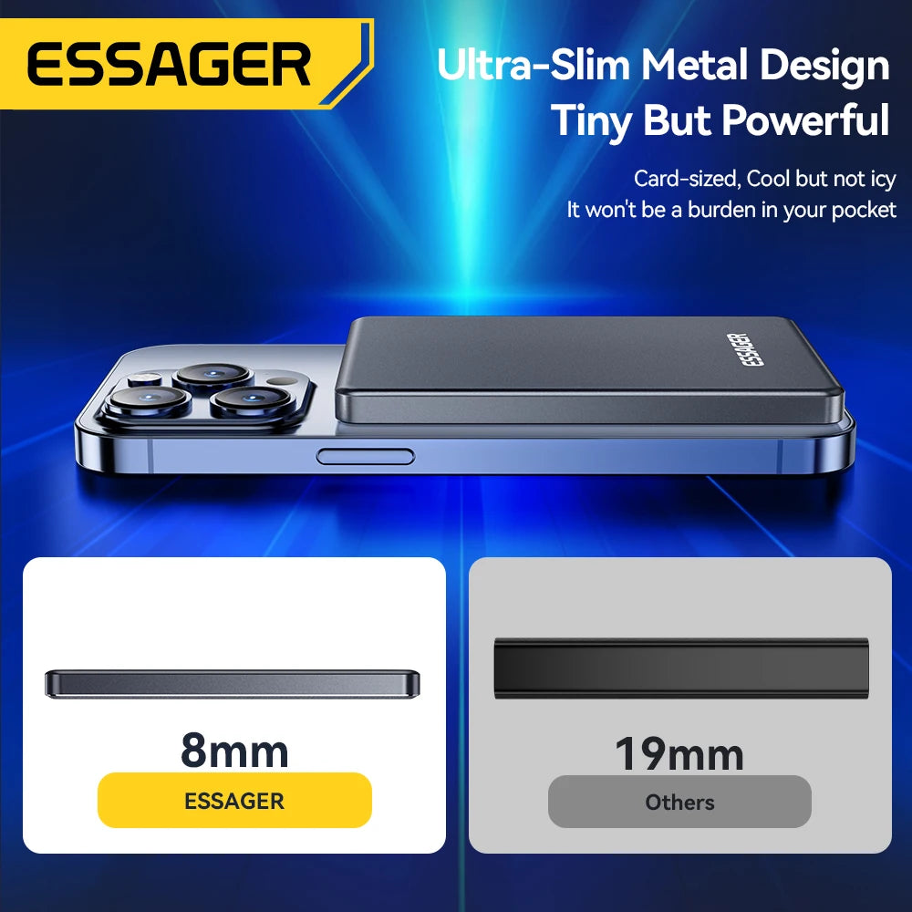 Essager 5000mAh 20W Magnetic Wireless Power Bank