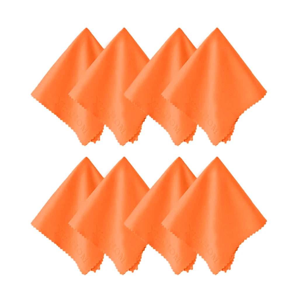 XizeHOM 8pcs Microfiber Glasses Cleaning Cloth – Lens & Phone Screen Wipes