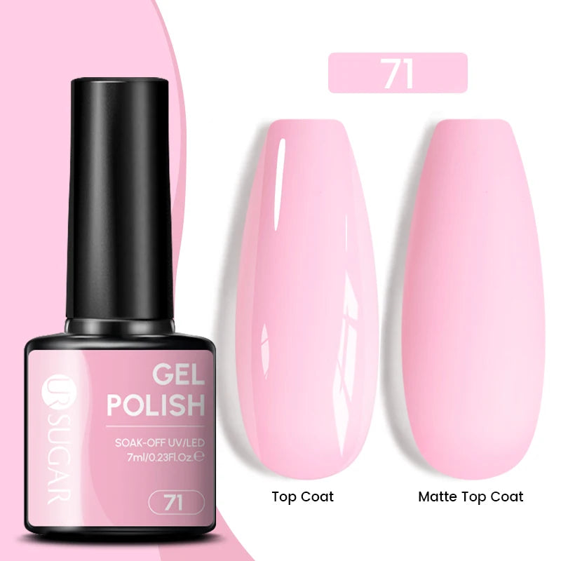 Dark Red Gel Nail Polish – Soak-Off LED/UV Gel Varnish for Salon & Home Use