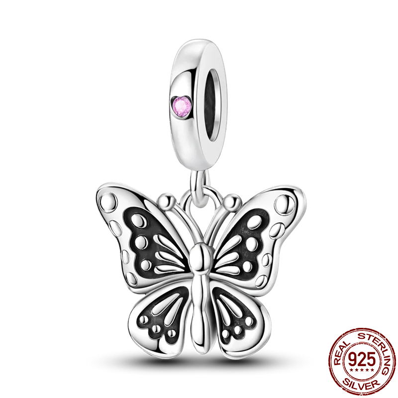 Berloque de Prata 925 com Zircônia - Berloque Compatível com Pulseira