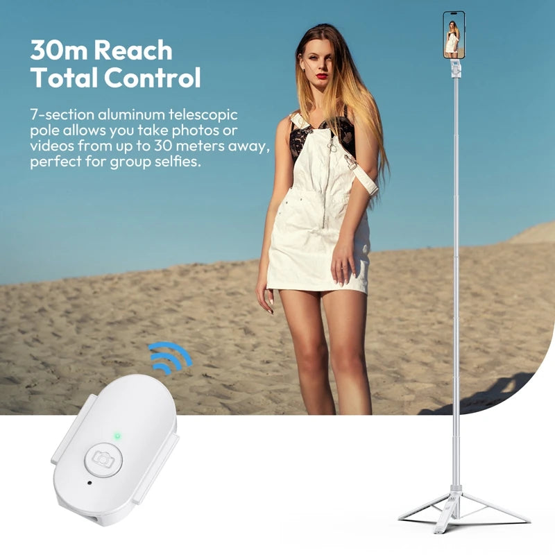 Overhead Selfie Stick Tripod – Phone Vlogging Stand