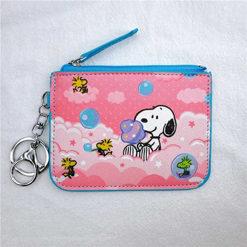🐾 Snoopy Coin Purse – Cute Zipper Wallet for Kids, Teens & Adults