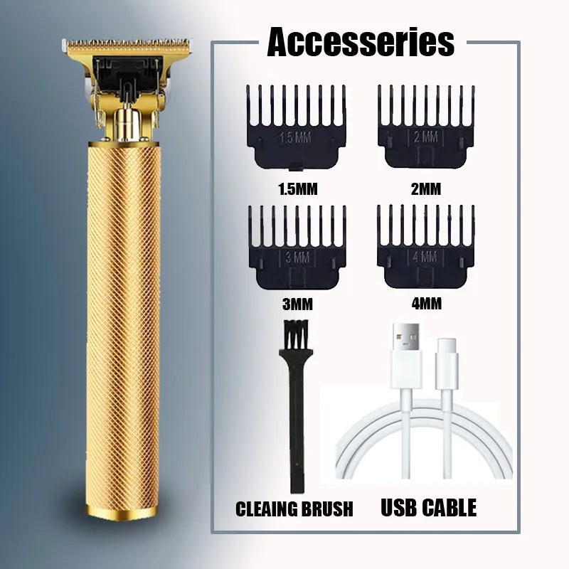 ⚡ 50% OFF Limited Time! T9 Electric Hair Trimmer - Professional USB Rechargeable Clipper for Men
