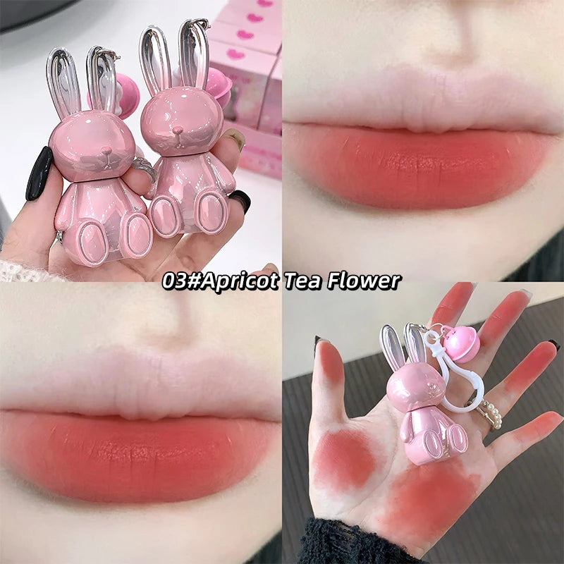 Batom líquido matte aveludado Gege Bear Pink Rabbit