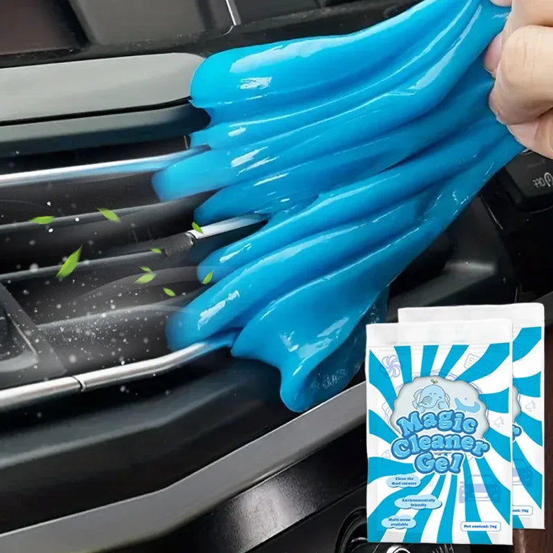Car Cleaning Gel – Reusable Detailing Putty for Car Vents, Dashboard, Keyboard & Hard-to-Reach Spaces