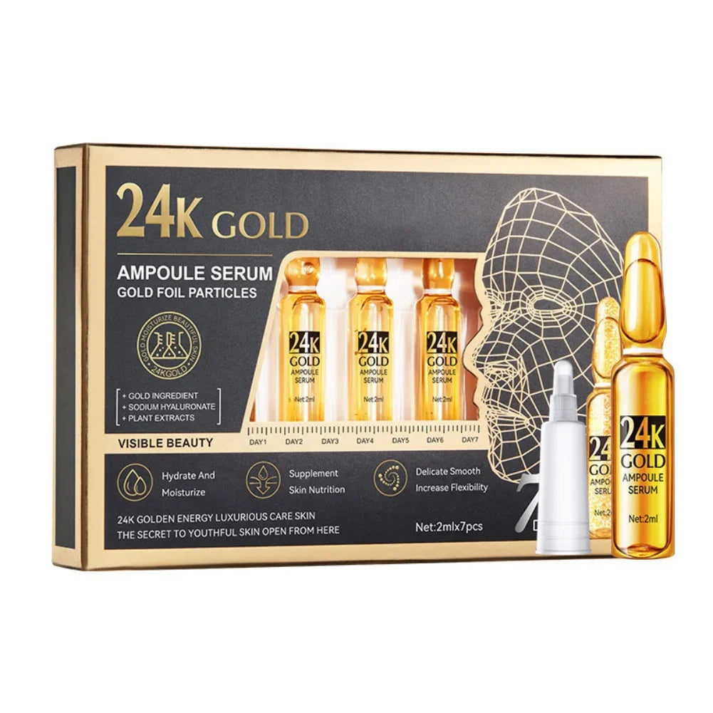 Thread Lifting Facial Essence – 24K Gold Glow & Hydration