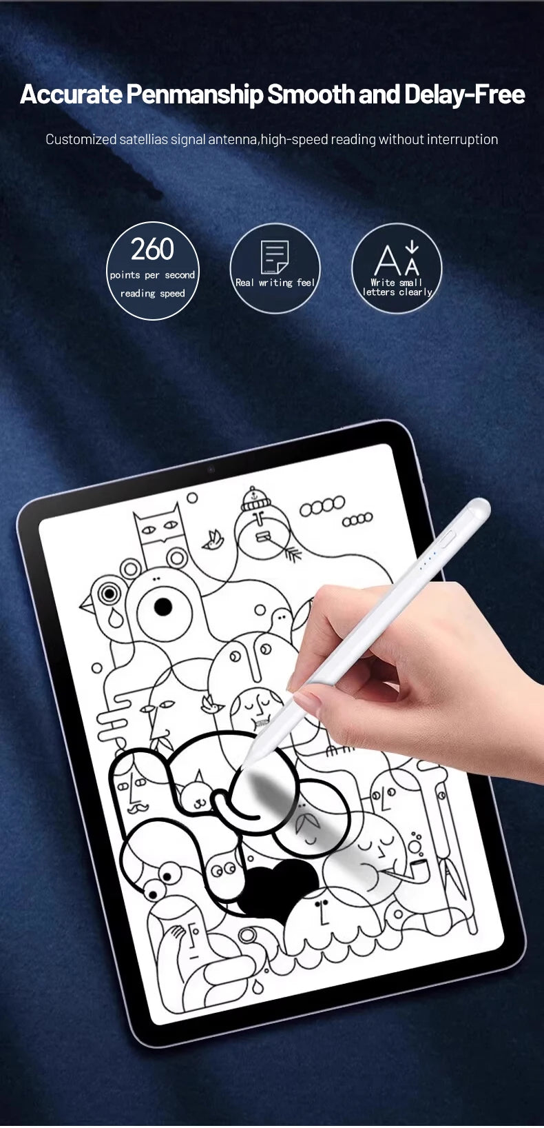 Universal Stylus Pen – Works on iOS, Android & Windows (2025)