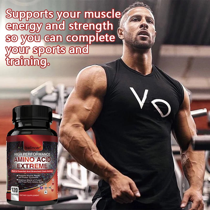 Aminoácidos Completos + BCAAs - Suplemento para Recuperação, Reparo e Crescimento Muscular