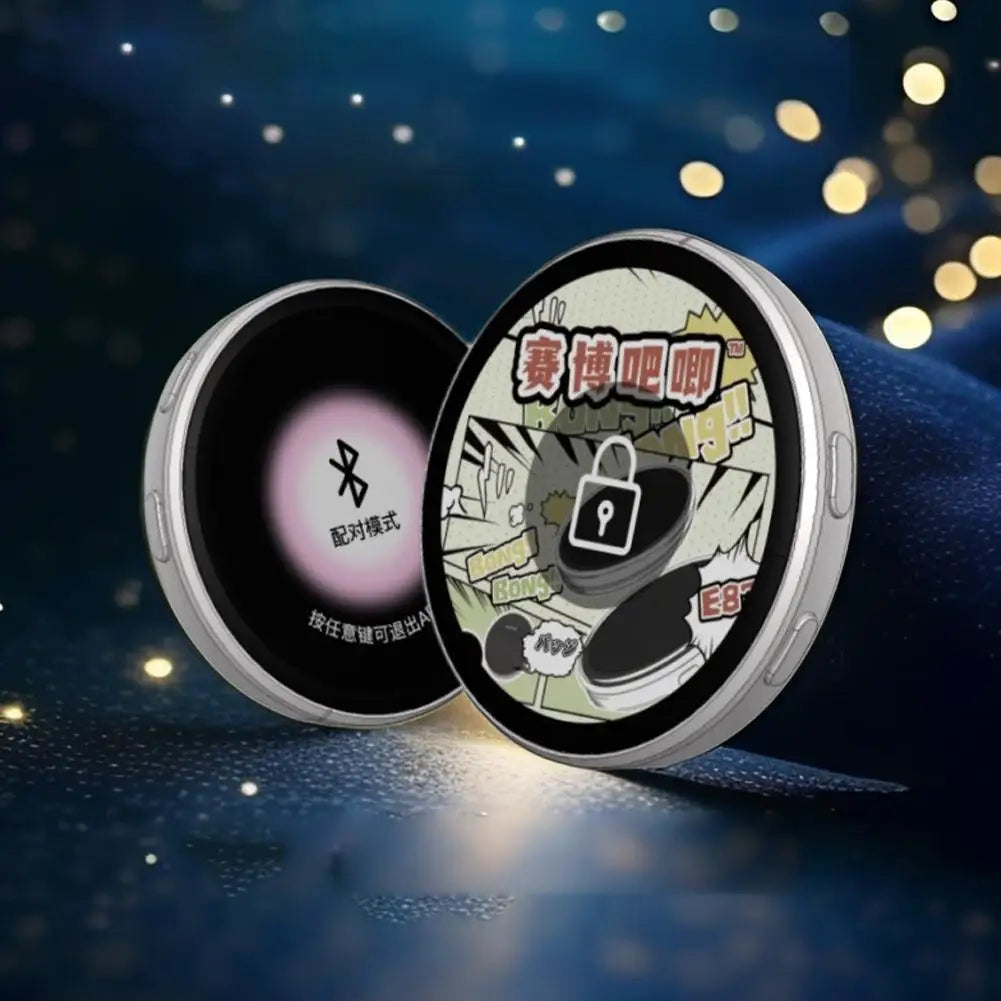 Smart Cyber Badge - 1.7" HD Touch Screen E-Badge for Anime & Custom Displays