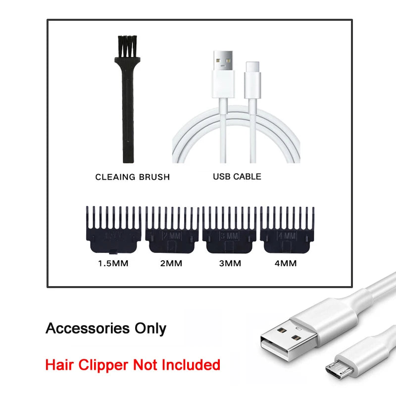 ⚡ 50% OFF Limited Time! T9 Electric Hair Trimmer - Professional USB Rechargeable Clipper for Men