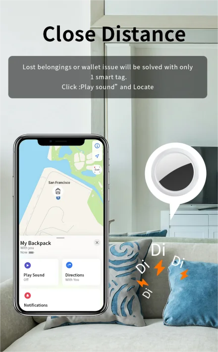 🔍 NUNCA MAIS PERCA NADA! Mini Rastreador Bluetooth - Encontre Chaves, Animais de Estimação, Crianças em Segundos 📍