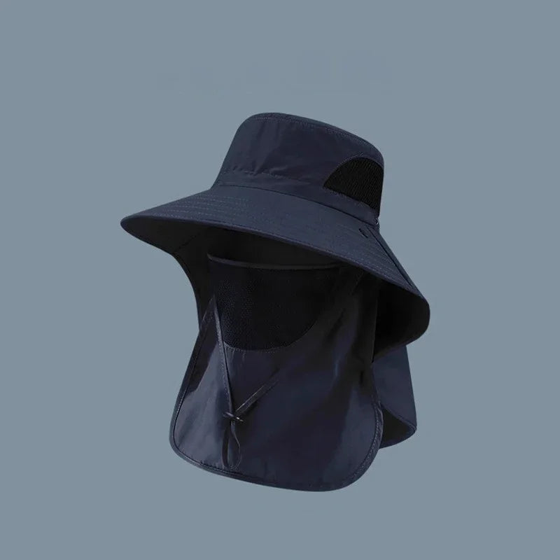 Wide Brim Sun Hat – UV Protection, Breathable & Windproof for Outdoor Use
