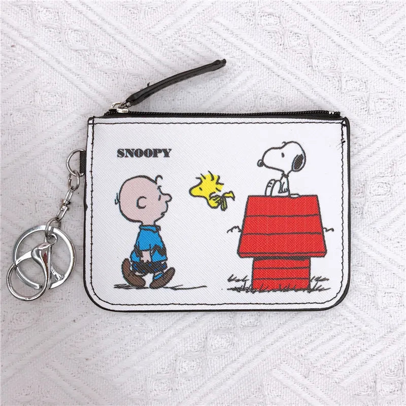 🐾 Snoopy Coin Purse – Cute Zipper Wallet for Kids, Teens & Adults