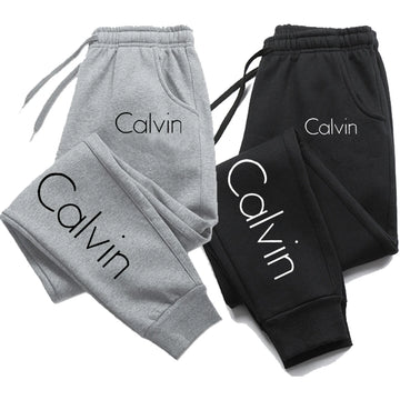 Calças de corrida esportivas estampadas – Calças de moletom fitness para homens e mulheres