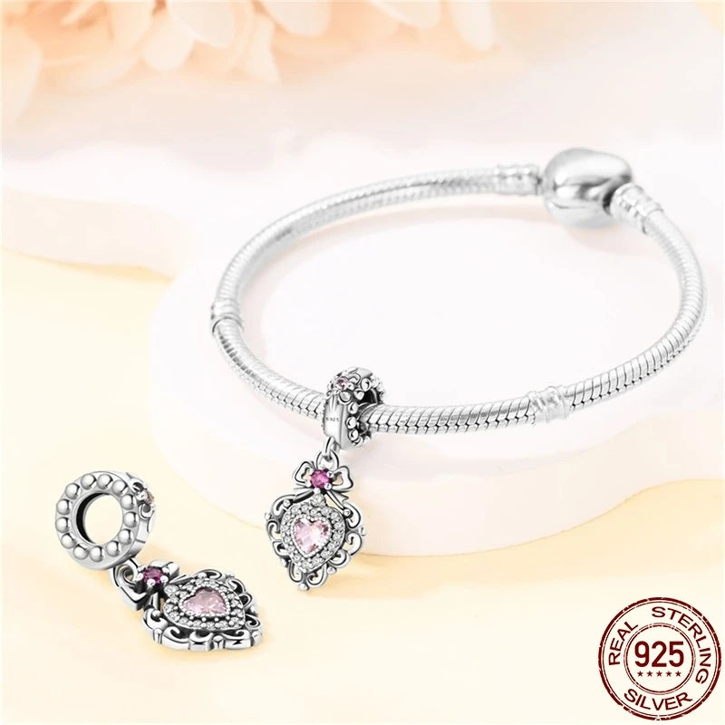 Berloque de Prata 925 com Zircônia - Berloque Compatível com Pulseira