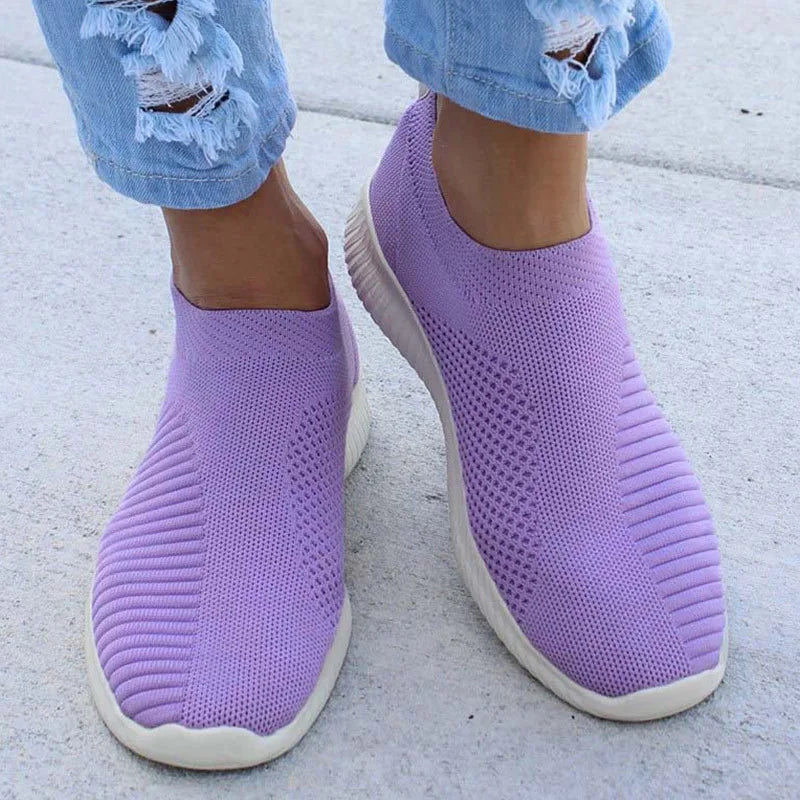 Tênis Slip-On Feminino – Calçados Esportivos Casuais Confortáveis