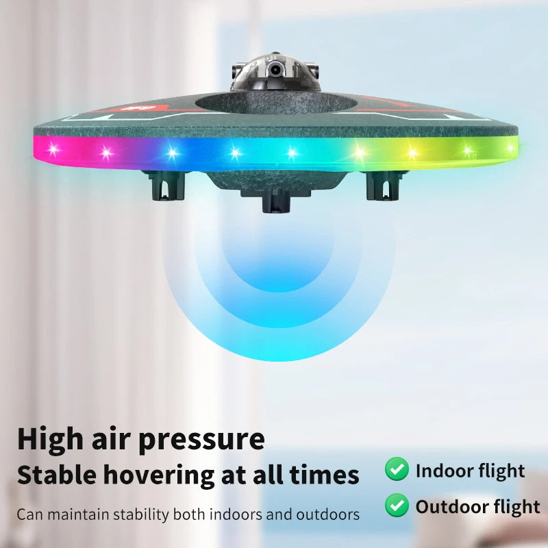 Mini Drone UFO MX85 para Crianças - Desvio Inteligente de Obstáculos, Design Seguro de Espuma (50g)