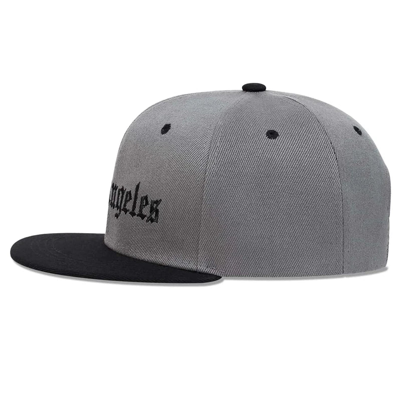 Boné de basquete de Los Angeles - Boné snapback de algodão para uso casual e ao ar livre