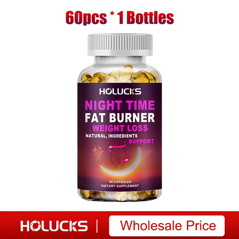 Queimador de Gordura Noturno - Cápsulas Avançadas para Sono e Perda de Peso com Feijão Branco e Garcinia Cambogia