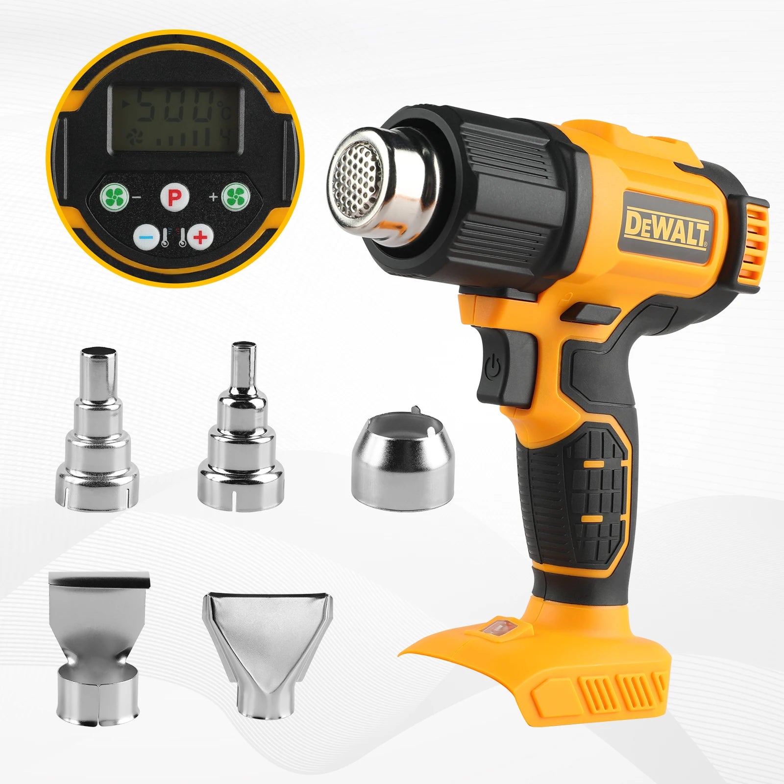🔥 OFERTA IMPERDÍVEL! Pistola de ar quente sem fio DeWalt DCE530 20V - Ferramenta elétrica com temperatura ajustável até 550°C