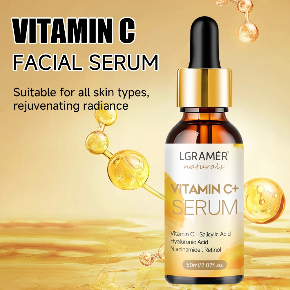 Sérum Facial Hidratante e Rejuvenescedor – Iluminador para Todos os Tipos de Pele