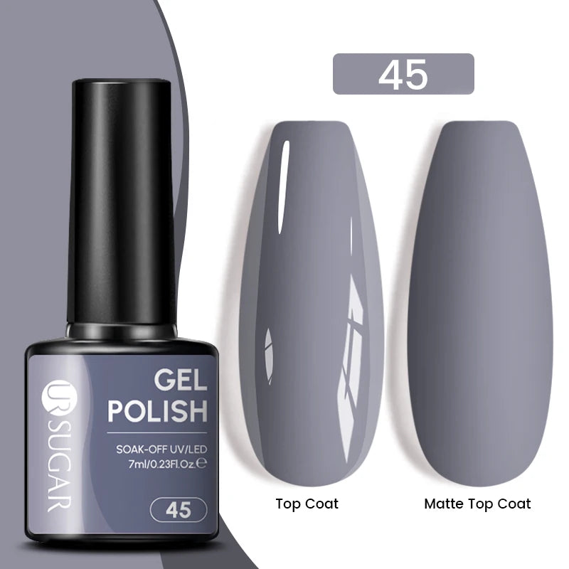 Glitter Gel Nail Polish – Semi-Permanent UV LED Gel with Sparkling Shimmer Finish