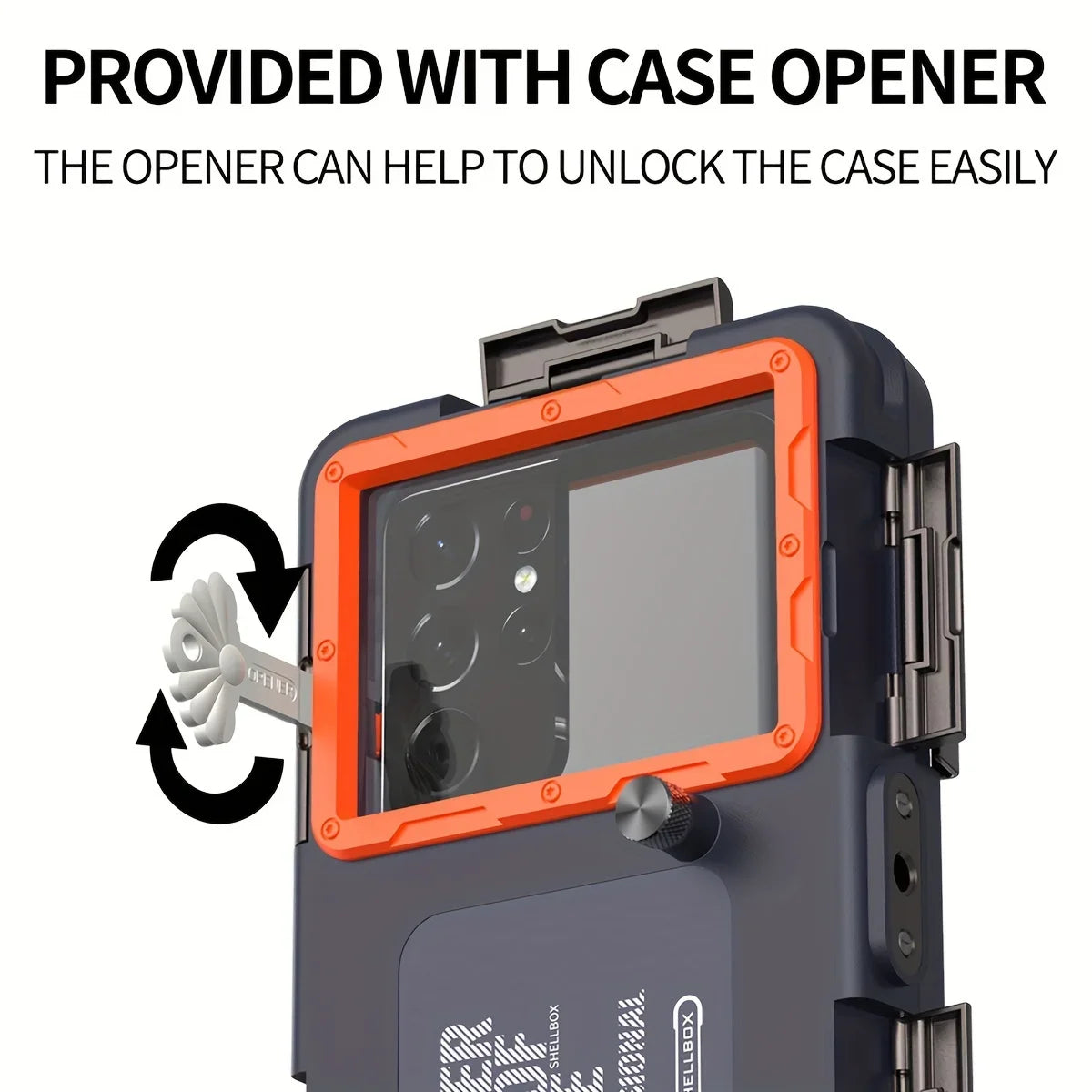 Waterproof Diving Phone Case with Lanyard – 15m / 50ft Underwater Protection