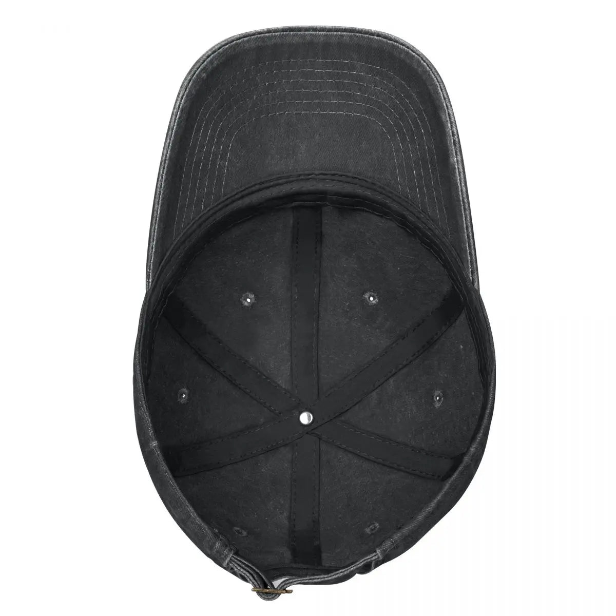 Nasdaq Logo Trucker Hat - Knitted Texture Denim Cap for Men's Summer Wear