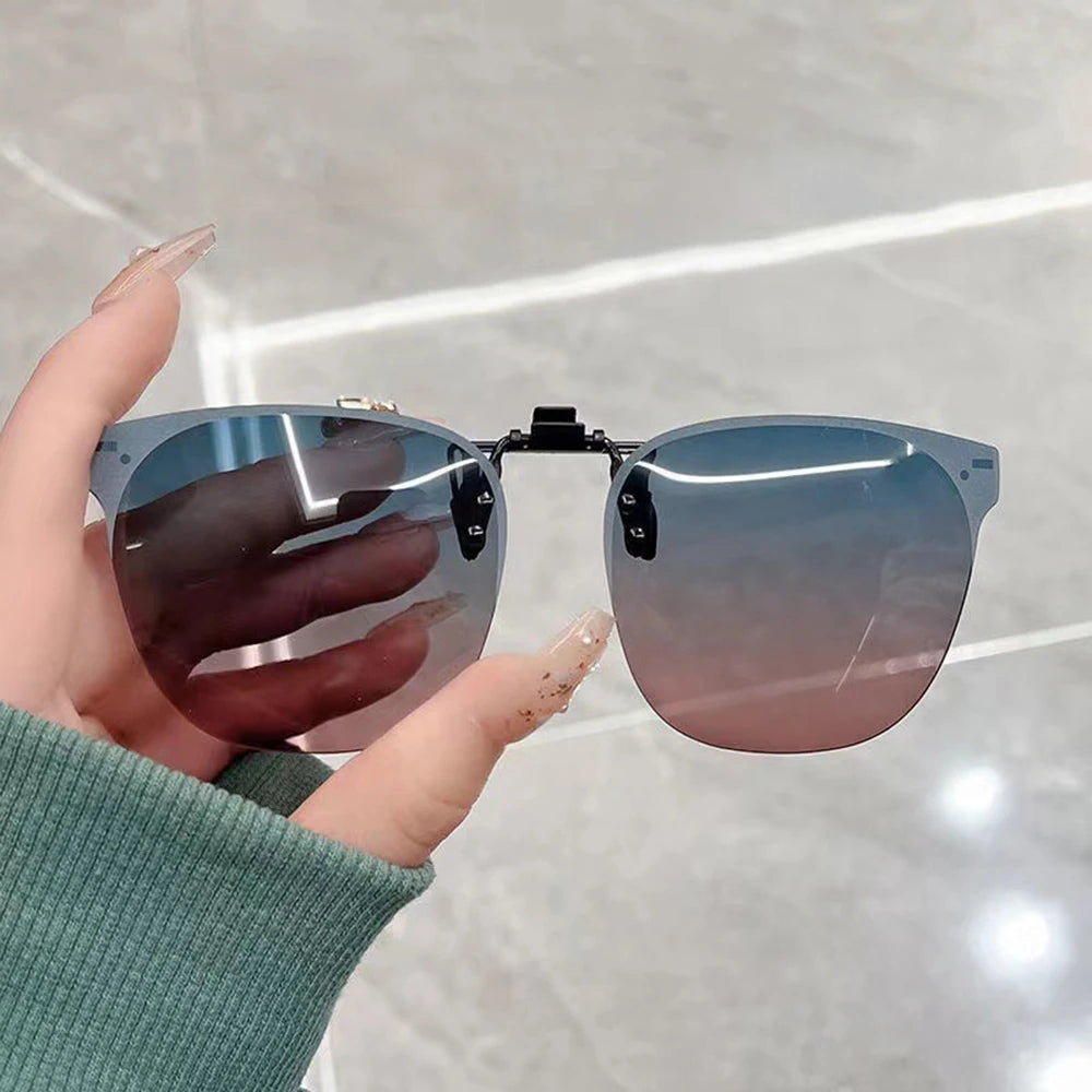 🕶️ 45% DE DESCONTO! Óculos de Sol Clip-On Polarizados - Flip-Up UV400 para Dirigir e Pescar