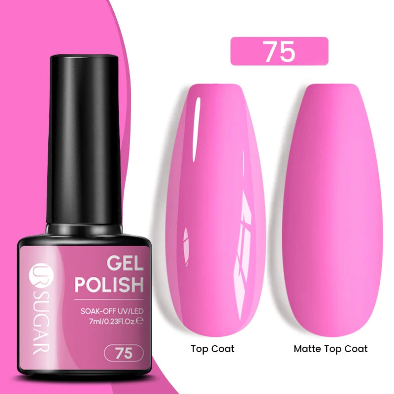 Dark Red Gel Nail Polish – Soak-Off LED/UV Gel Varnish for Salon & Home Use