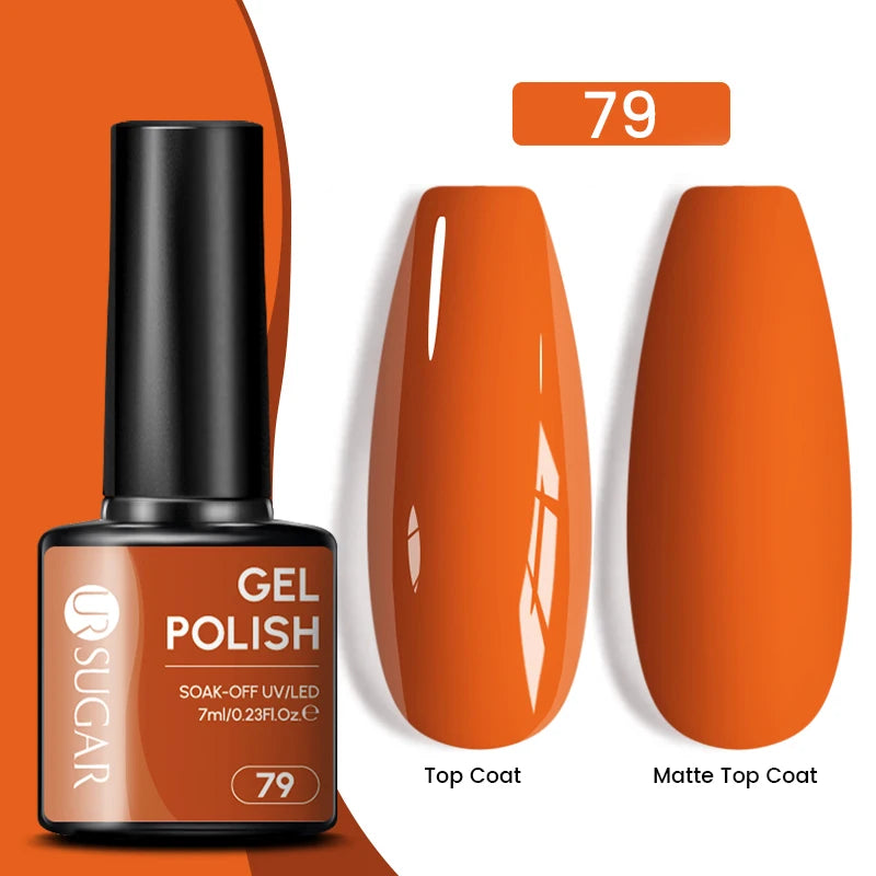 Dark Red Gel Nail Polish – Soak-Off LED/UV Gel Varnish for Salon & Home Use