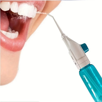 Irrigador oral portátil - Irrigador oral manual de alta pressão para limpeza dos dentes