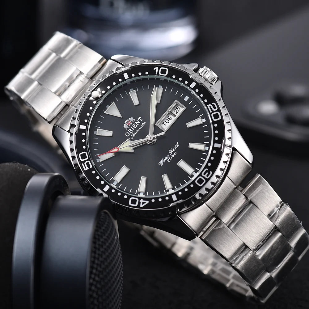 Men's Automatic Mechanical Watch – Luxury Stainless Steel Self-Winding Wristwatch | 17 Style Options